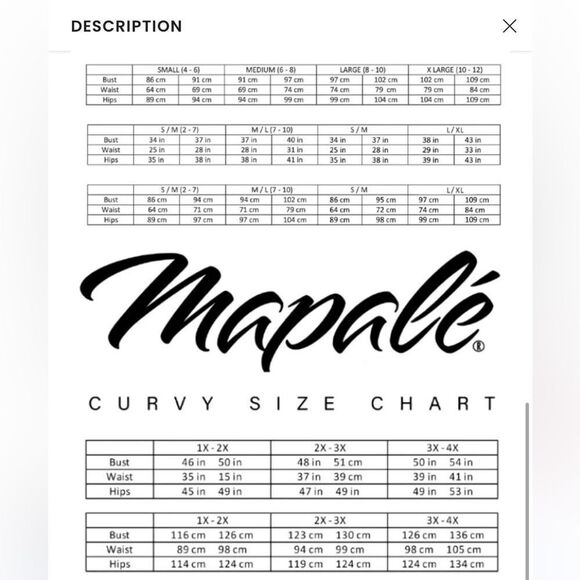 NWT Mapale Curvy Size One Piece Swimsuit Color Animal Print 3x-4X - Picture 13 of 13